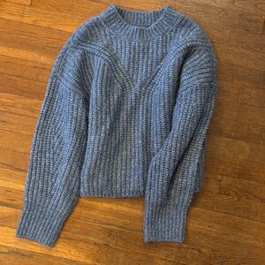 Abercrombie & Fitch Blue Knit Sweater